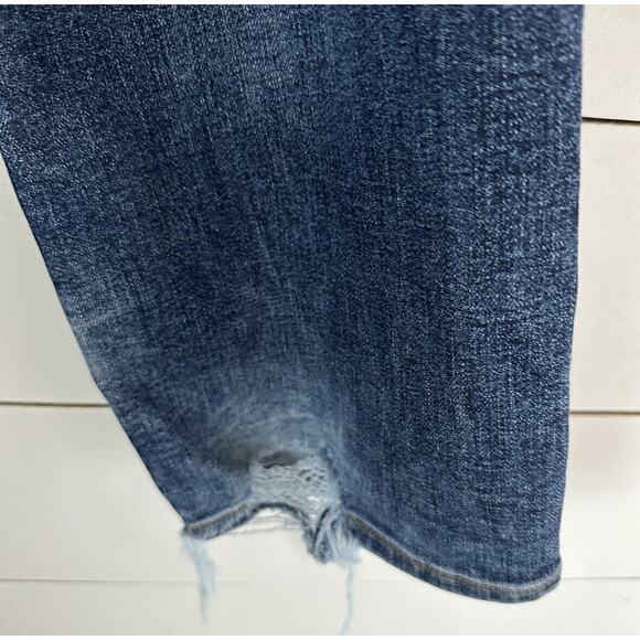 American Eagle Mens Jeans Bootcut 5 Pocket Distressed 10 In Rise 32 X 34 - Picture 6 of 12